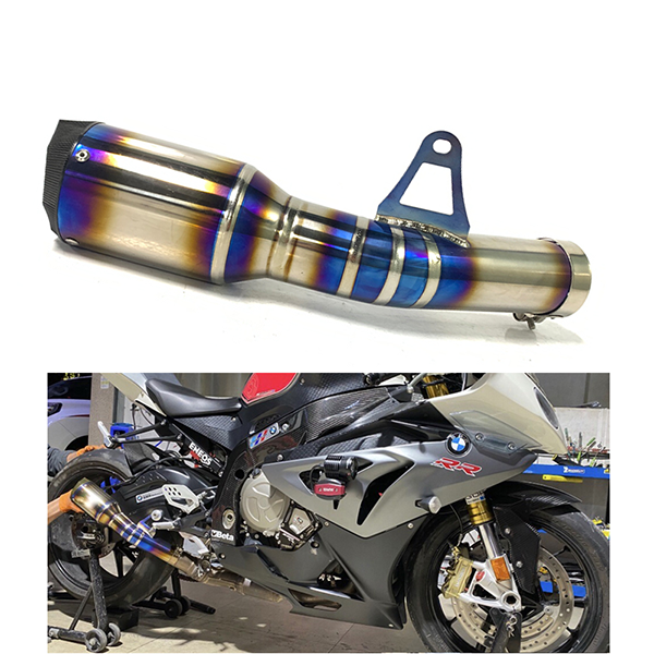 2015-2016 BMW S1000RR Slip-on Exhaust 60.5mm Titanium Motorcycle Exhaust Muffler